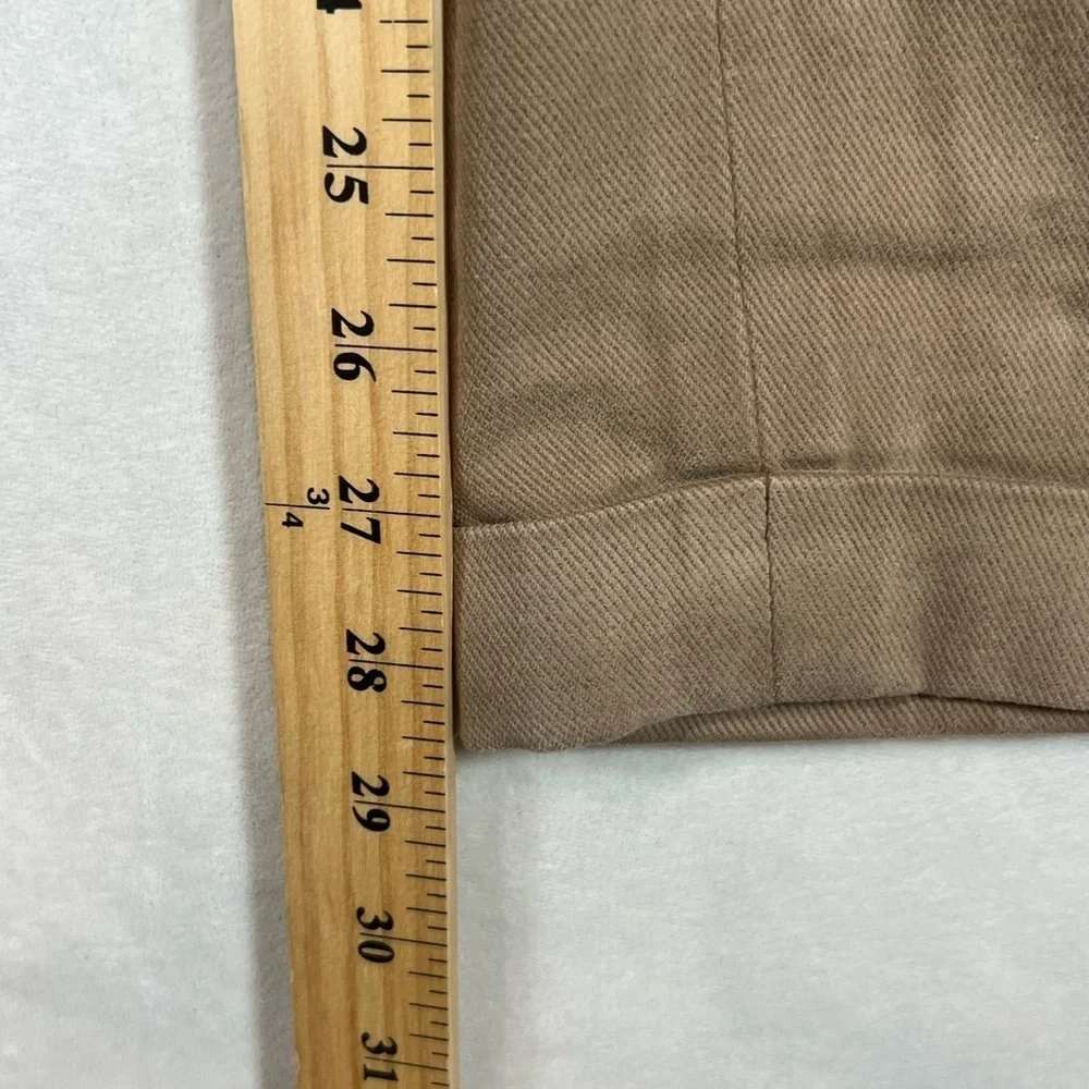 Brooks Brothers Elliot 36W 30L Heavy Cotton Corduroy Structured Brown Chinos